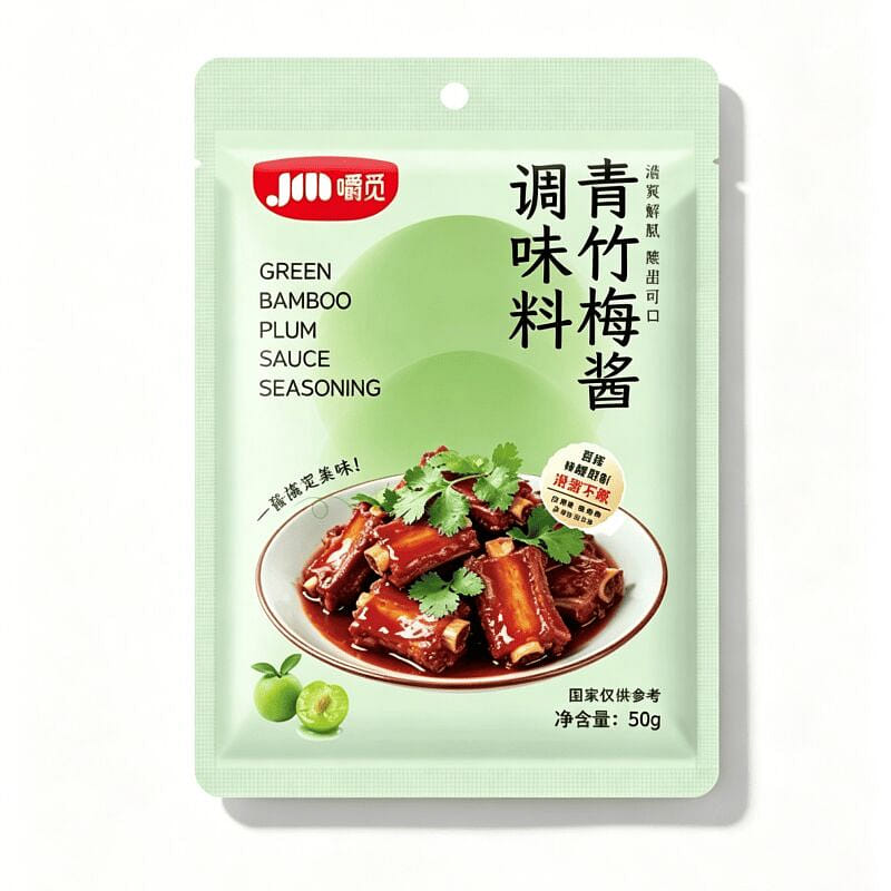 50g*1 bag of green bamboo plum sauce seasoning 50 g