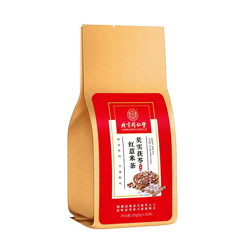 【 Beijing Tongrentang 】 Gorgon Euryale Pachycaria red Coix Tea 150g/ bag 150 그램