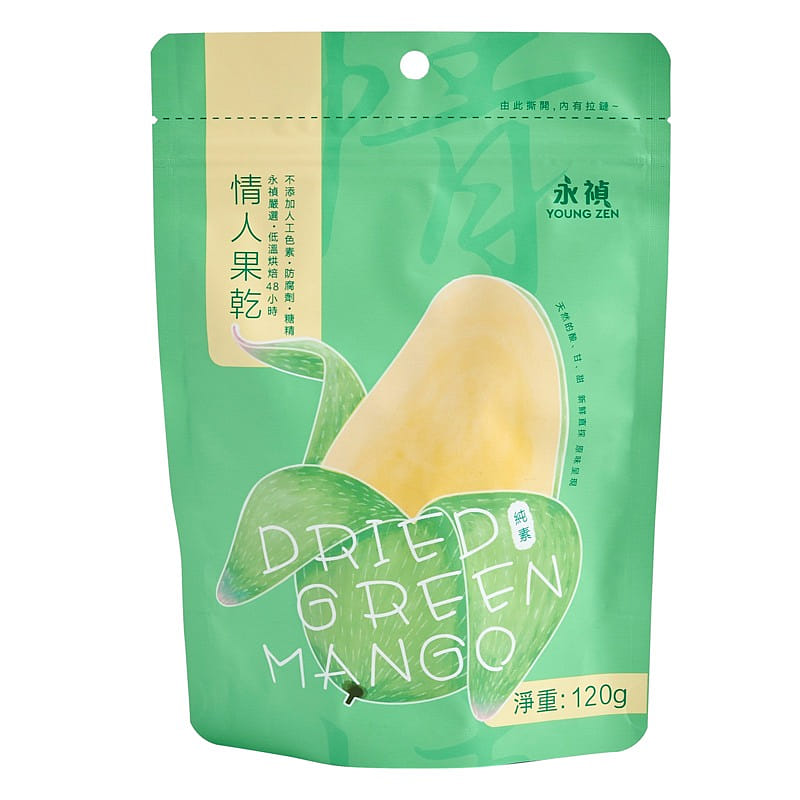 Dried Green Mango 120 그램