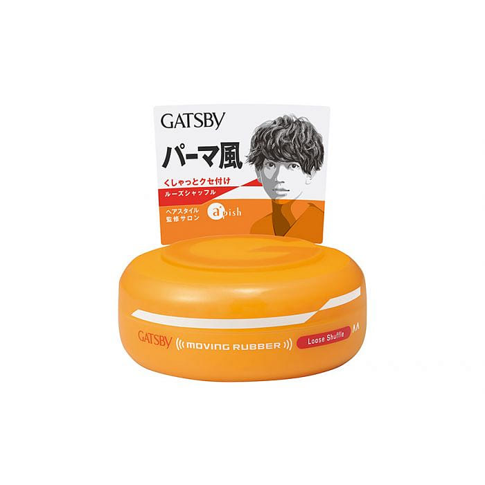 GATSBY Moving Rubber Loose Shuffle Styling Wax 80g 1 count