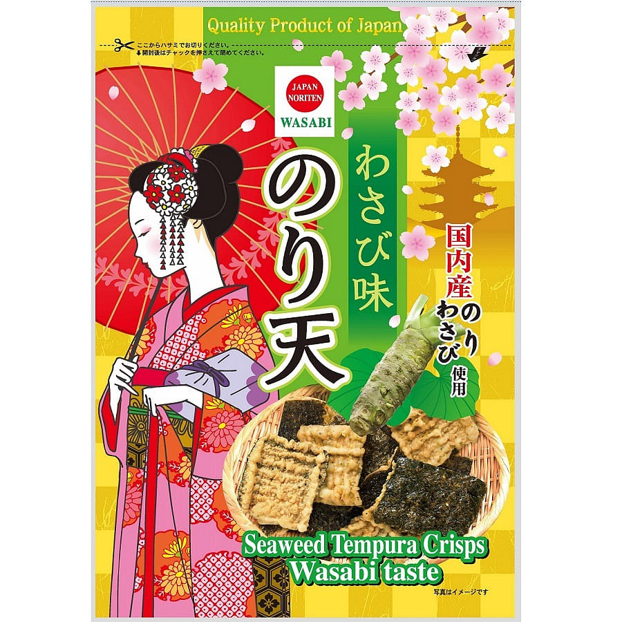 Maruka Seaweed Tempura Crisp Wasabi Flavor 125 그램
