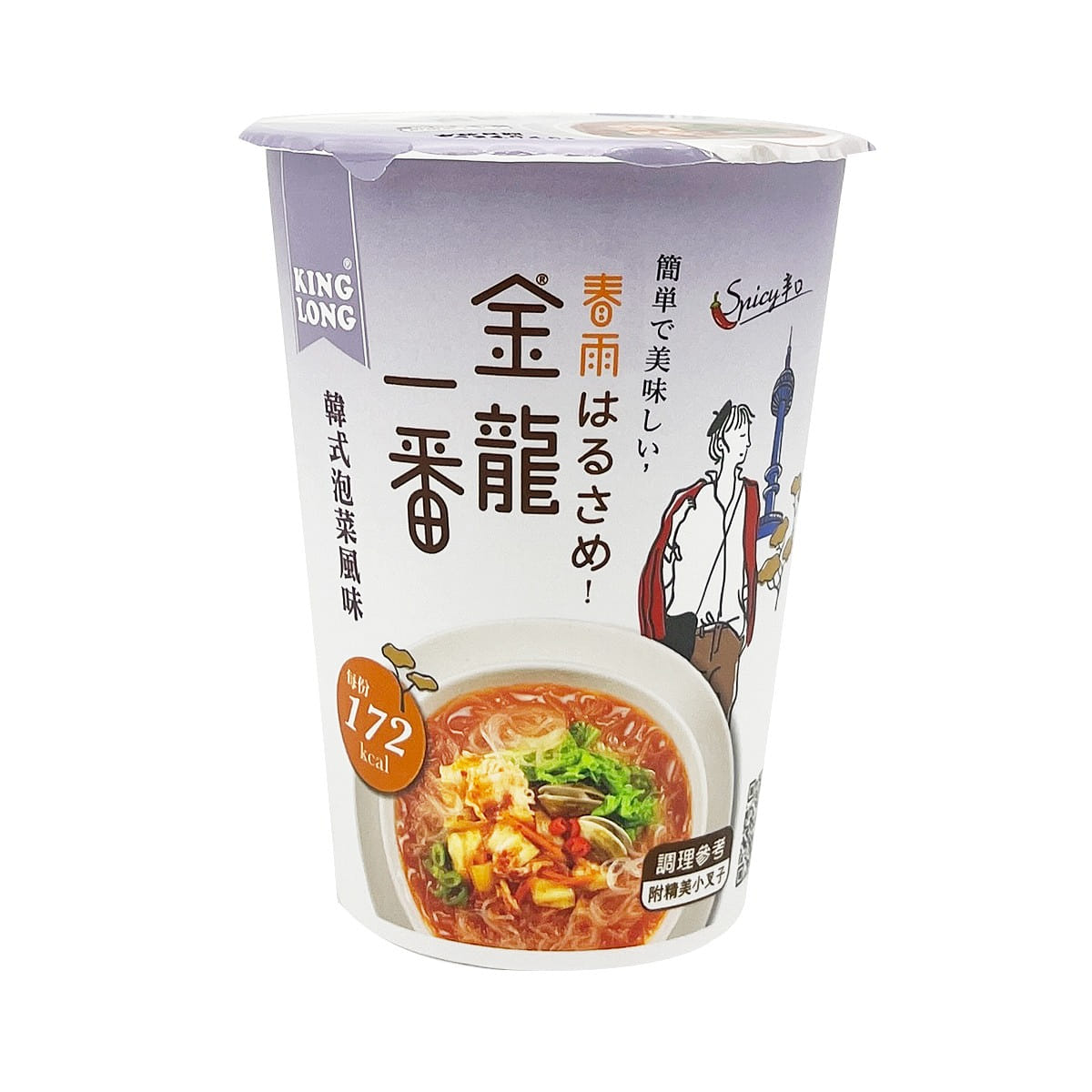 JUNGNUNG KingLong Glass Noodles (Kimchi) 35.5 그램