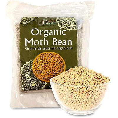 Jiva Organics Moth Beans Whole (Dew Beans), 2 lbs bag 2 파운드