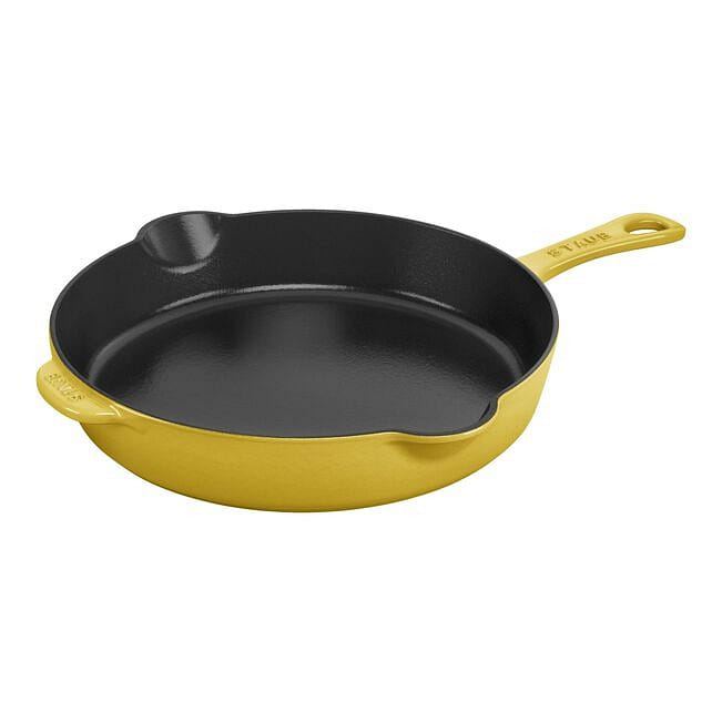 【全新檸檬黃】STAUB鑄鐵鍋 8.5英寸深煎平底鍋 1 份