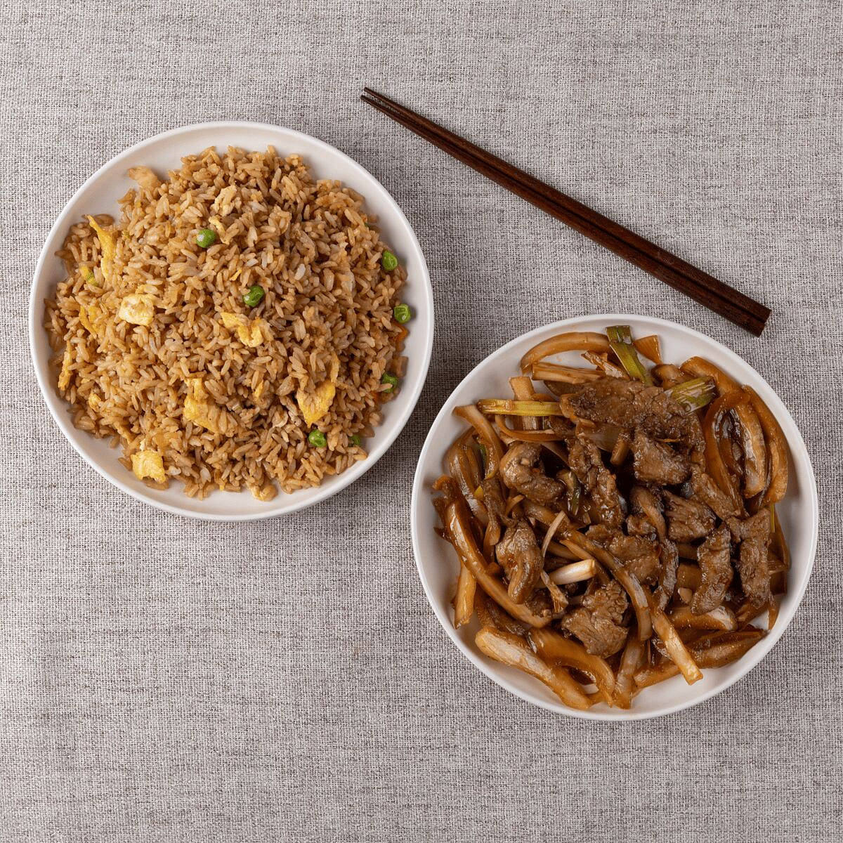 Scallion Chicken Stir-Fry 300g + Fried Rice 400g 1 each