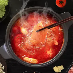 Dezhuang hotpot base Clear+mushroom+tomato soup 540 g