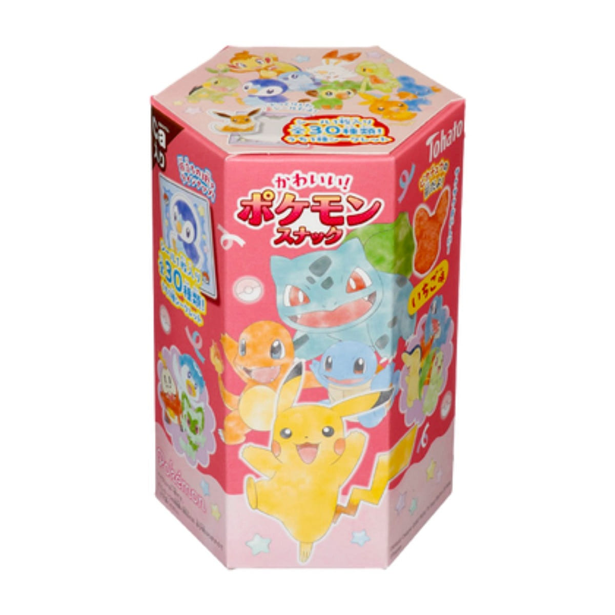 Tohato Pikachu Corn Puffs Strawberry Flavor 23g 1 pack