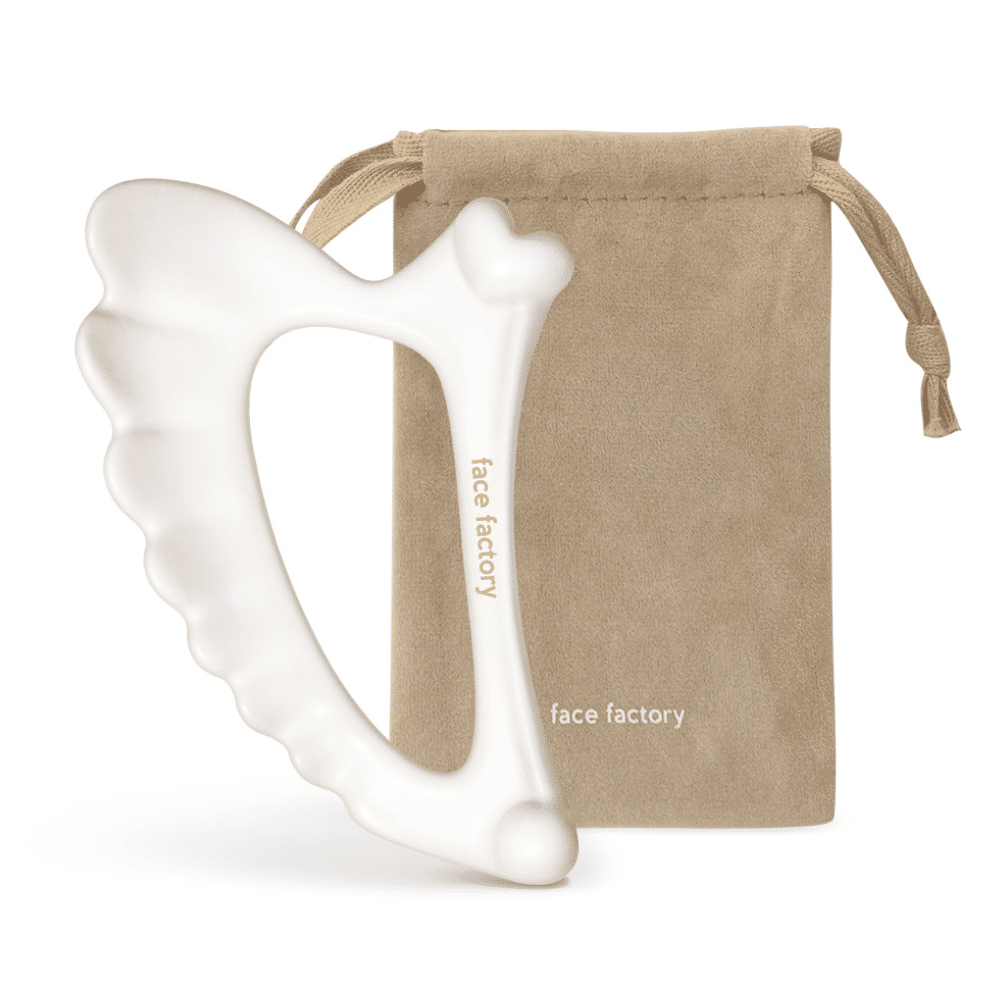 [Ships directly from Korea] Face Factory Angel Gua Sha Ceramic Massager 1 count