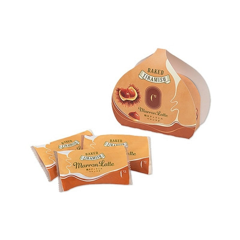 Baked Tiramisu Chestnut Mont Blanc Latte flavor 3p 1 box