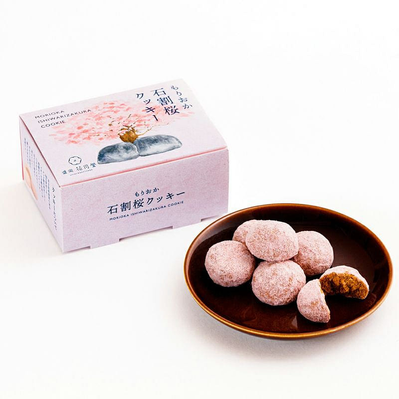 Kagetsudo Morioka Ishiwari Sakura Cookies 9pcs 1 개