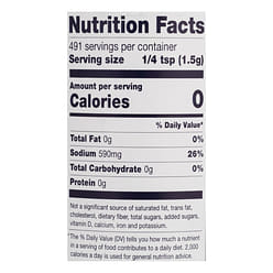 Morton Non-Iodized Salt 26 oz