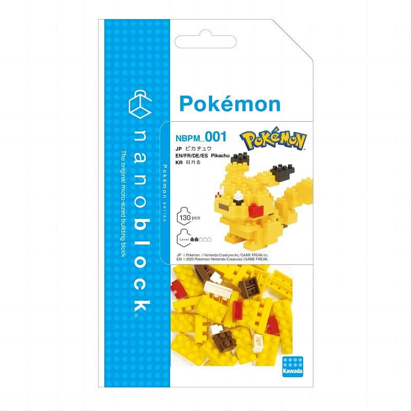 NANOBLOCK Pokemon Mini Building Blocks Lego Pikachu 1 개입