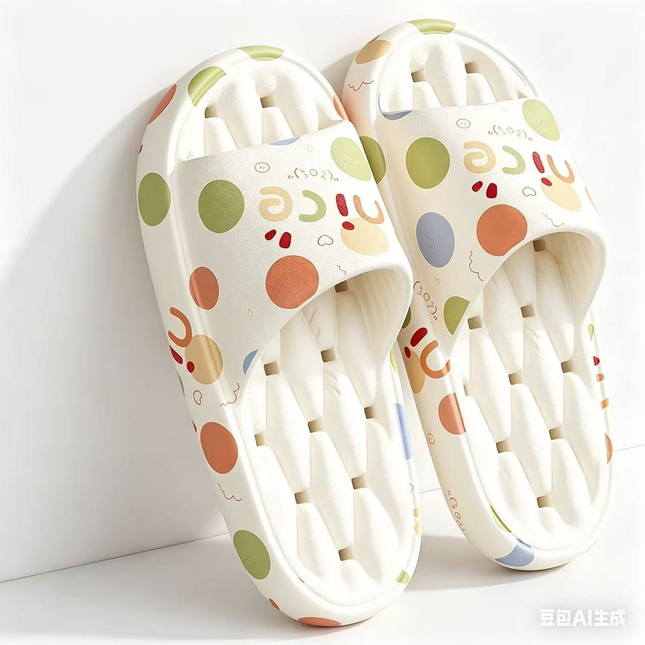 Bathroom anti slip women's slippers size 38-39/1 p 1 each
