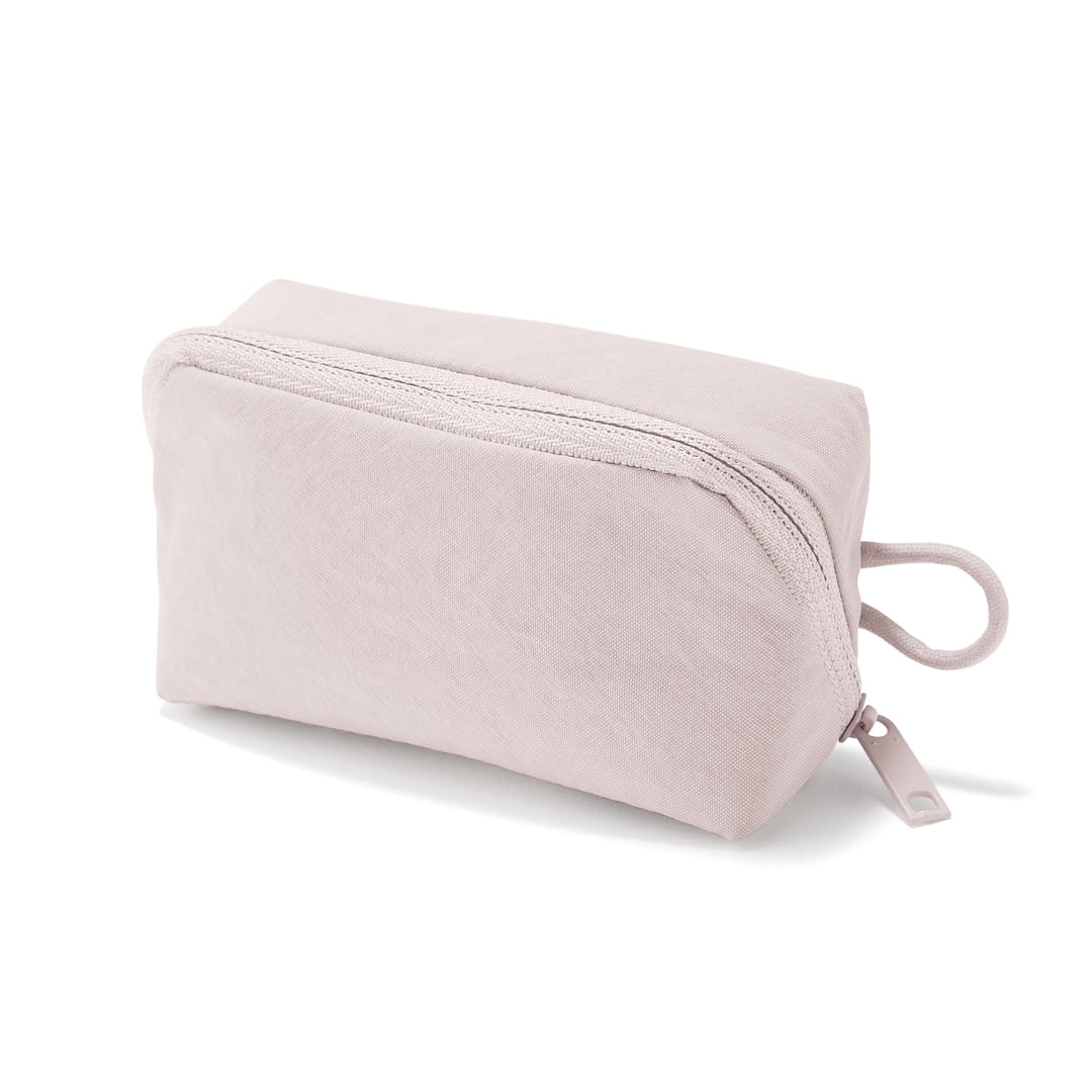MUJI Nylon Wide Pouch Pink S 1 each
