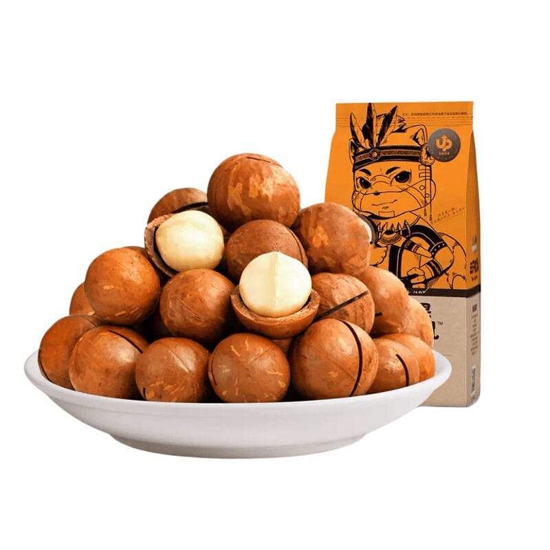 Three Squirrels, Macadamia Nut Cream Flavor, 1 Bag 160 그램