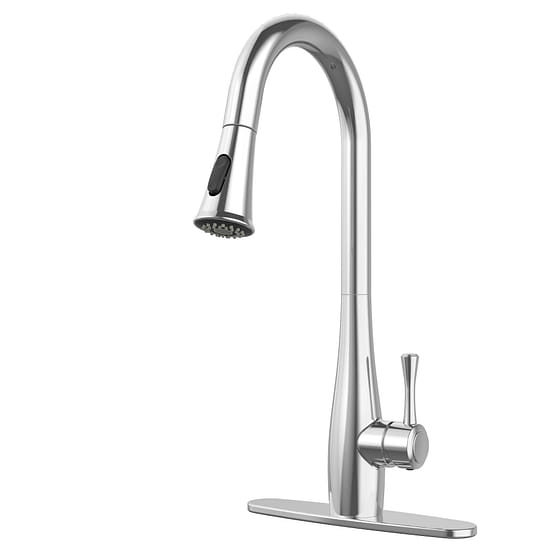 weee_grocery_Single-Handle Pull-Down Sprayer Kitchen Faucet in Chrome 5.49 lb