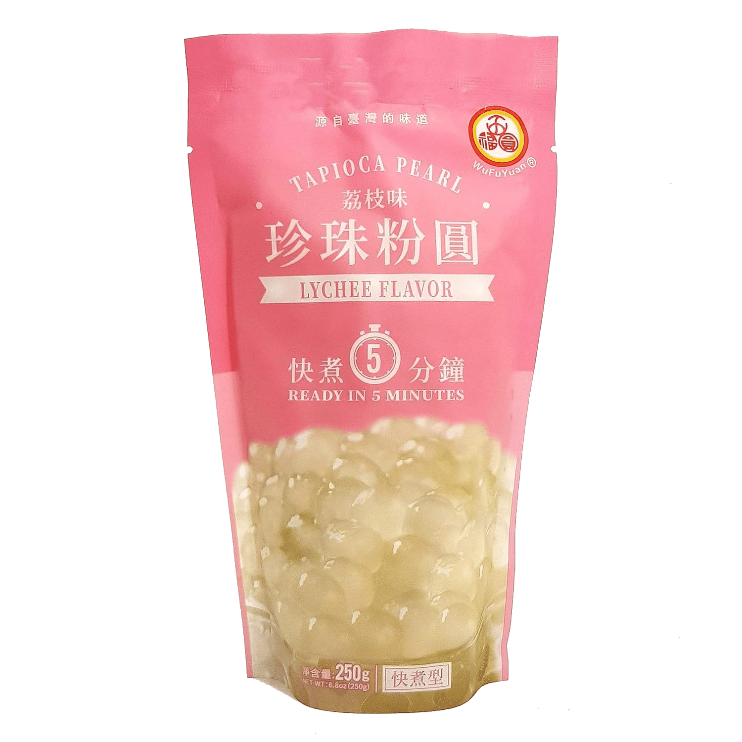 Wufuyuan 木薯珍珠荔枝味 250g 1 份