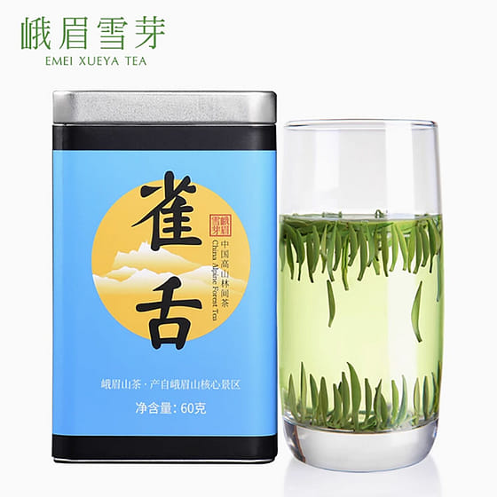 weee_dried_New Tea Spring Tea Emei Snow Bud Green Tea Bird To 60 g