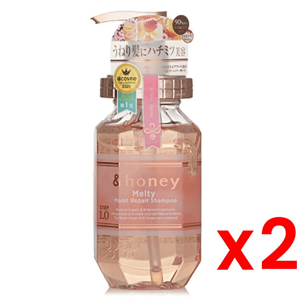 &Honey Melty Rose&Honey Moist Repair Shampoo x2 440 ml