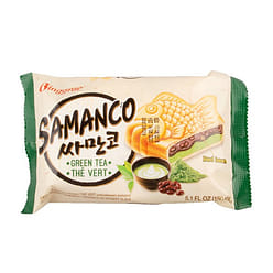 Binggrae Samanco Taiyaki Green Tea Ice Cream Sandwich with Red Beans 4ct 578 g