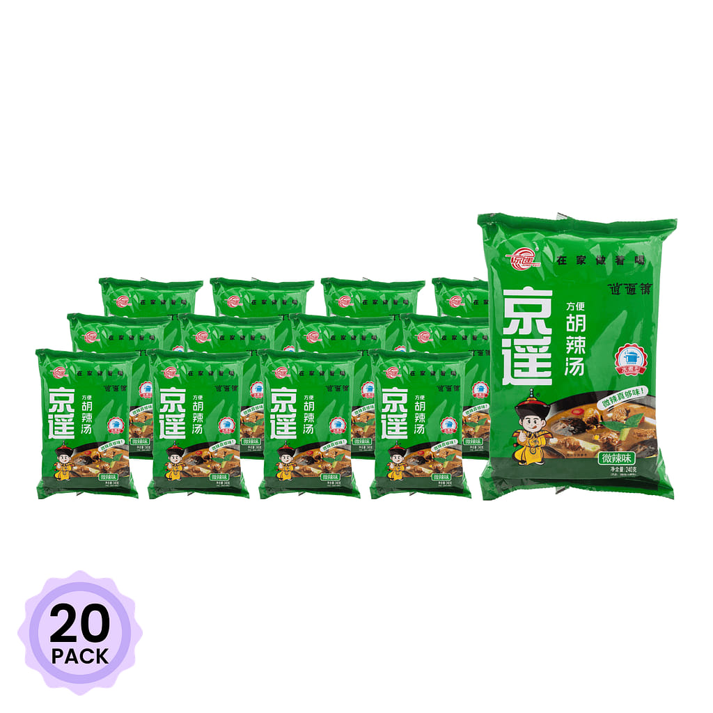 Jing Yao Instant Chili and Pepper Soup, Mild Spicy 240 g*20 pack