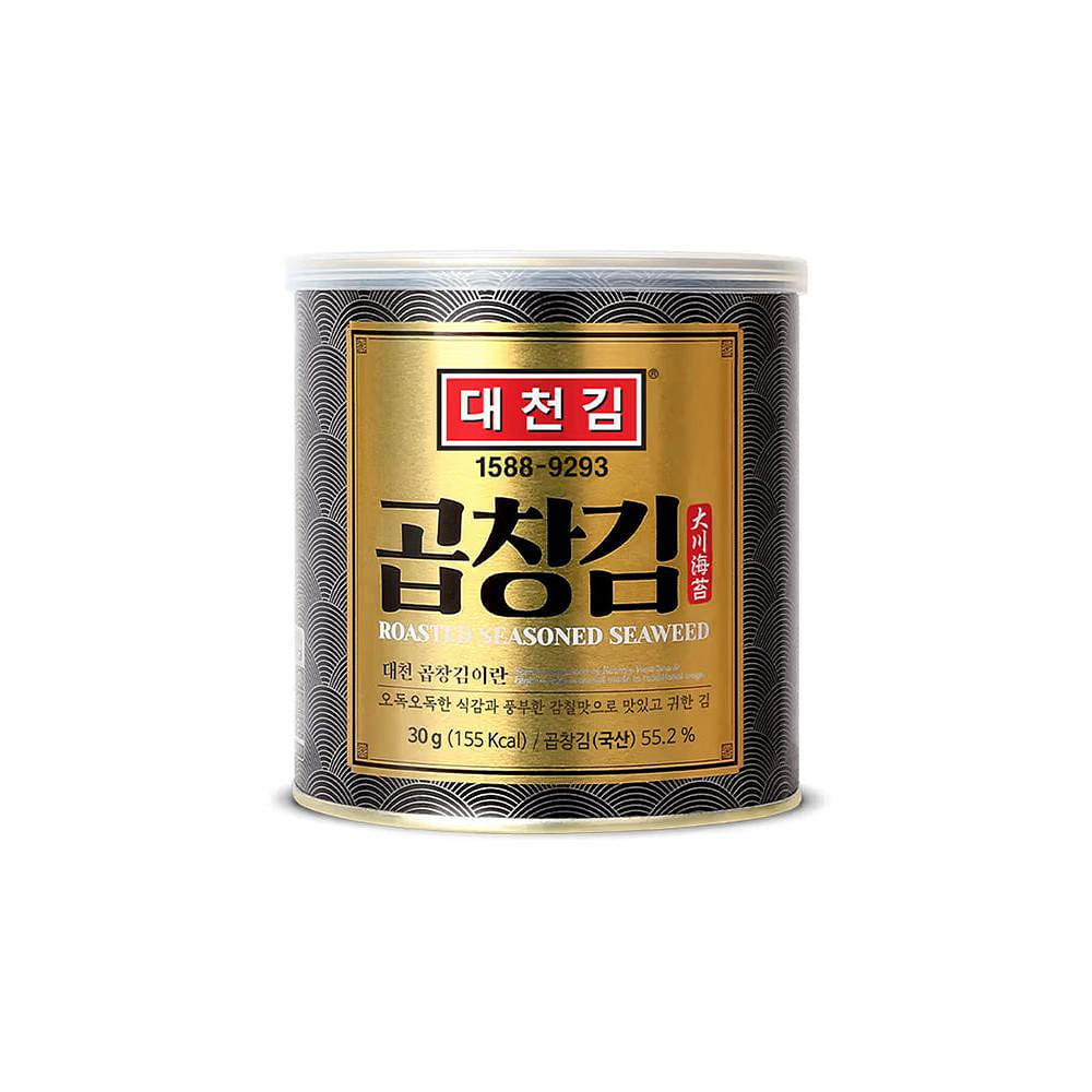 DEACHUN Roasted Seasoned Seaweed Snacks Can 1.05oz 1 each