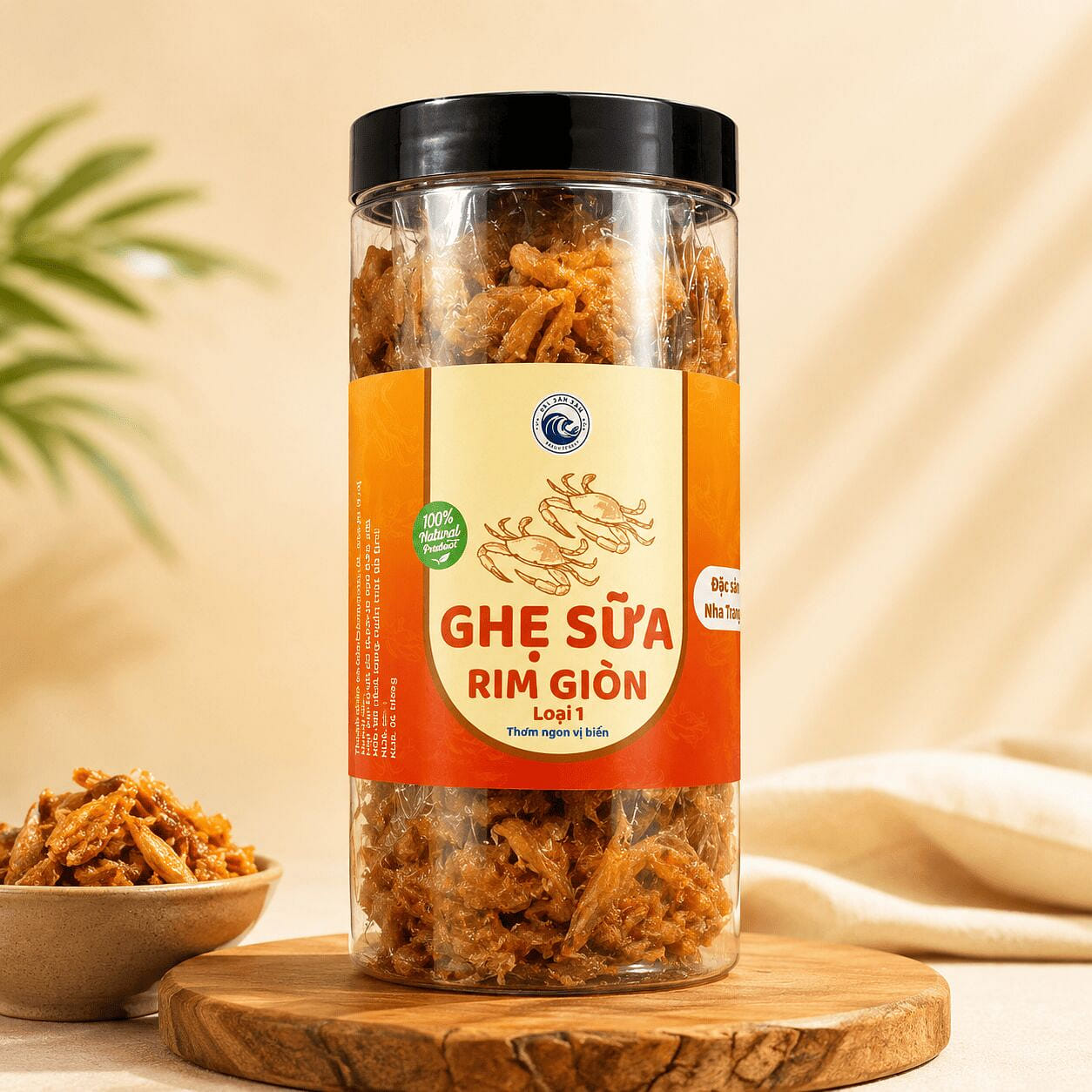 CRISPY GLAZED BABY CRABS - 300GR 300 g