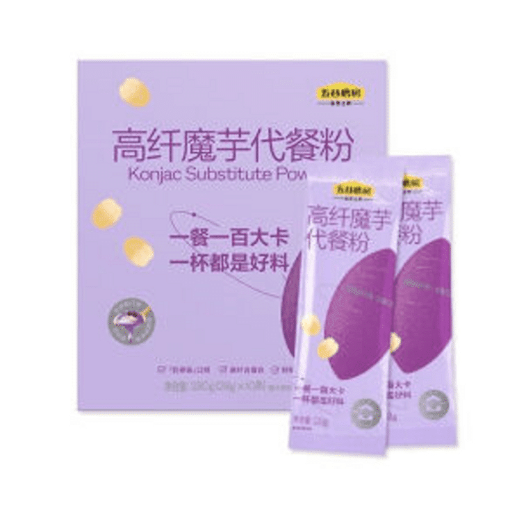 WUGUMOFANG Konjac Nutritional Meal Purple Yam Flavor 28g*10bags 280 グラム