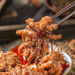Octopus cooked barbecue 150g * 1 serving 150 g