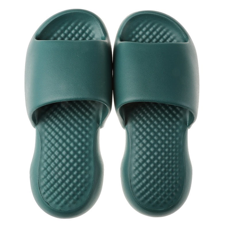 Slippers Like a Cloud Non-Slip Quick Dry Shower Sandals Bathroom, DGreen, 40-41 1 count