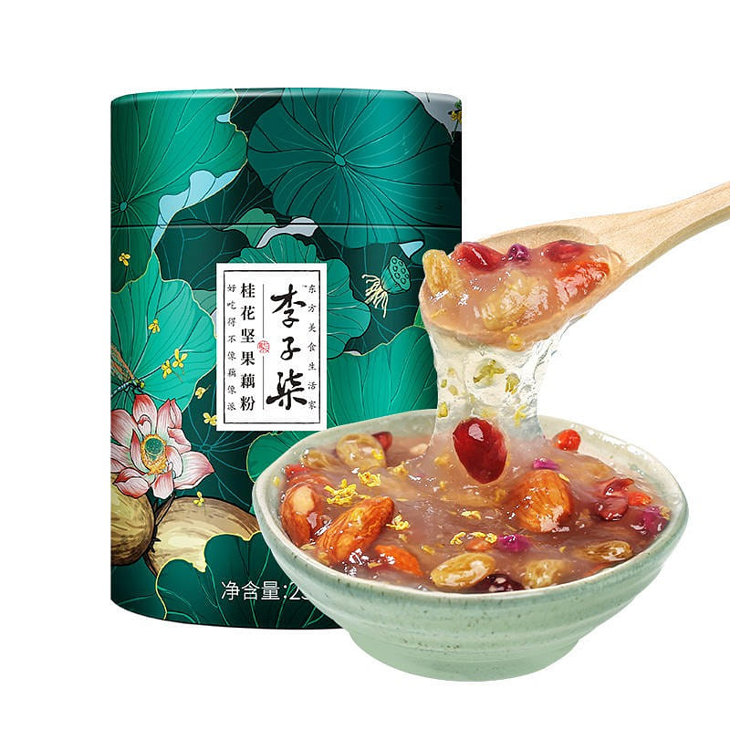 Li zi qi GUI Hua nuts lotus root starch 258 กรัม