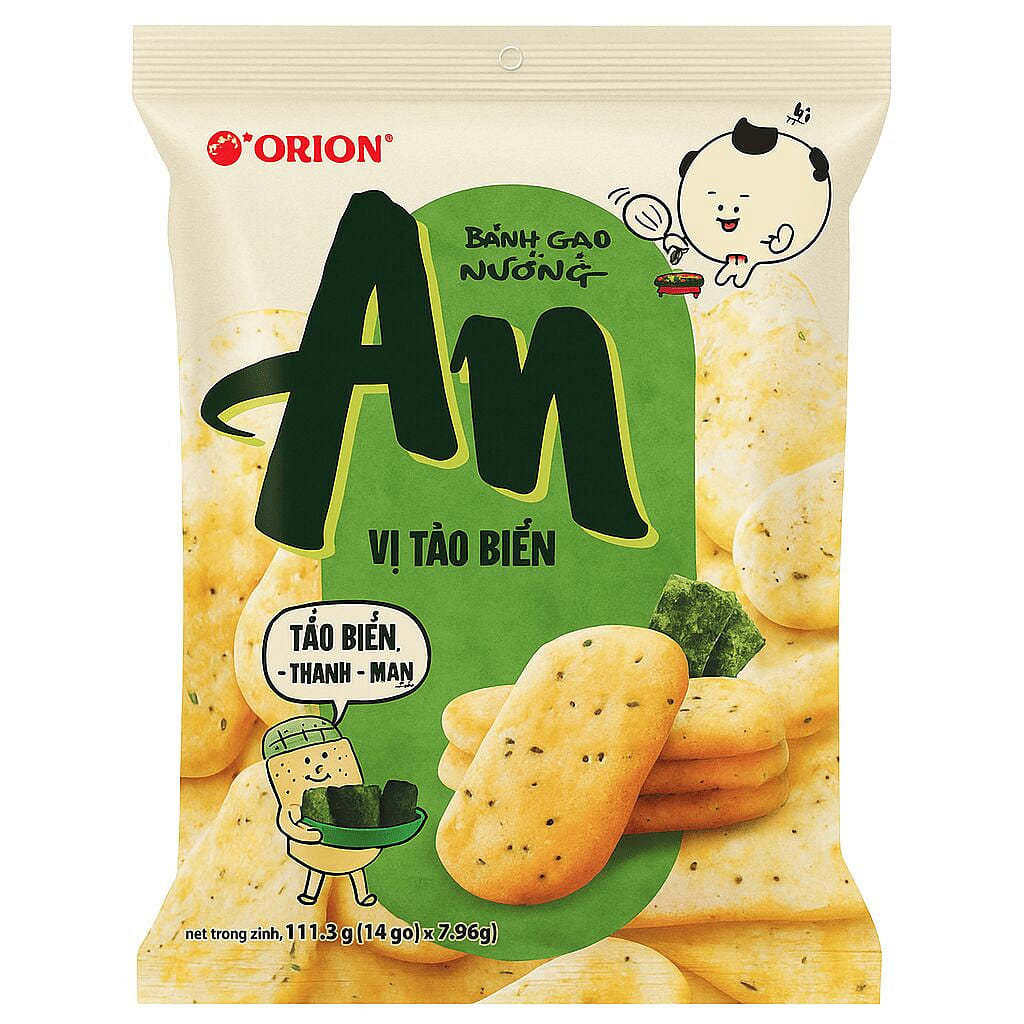 An Baked Rice Crackers - Seaweed Flavor 111.3 그램