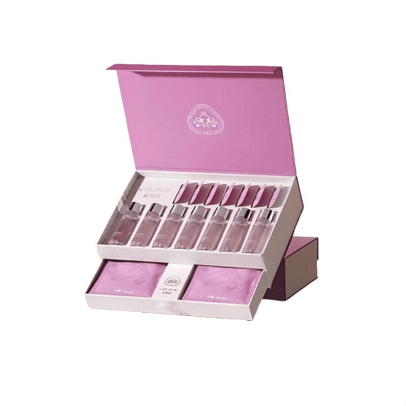 Camellia Flower Soft Mask 7 pieces per pack 1 box