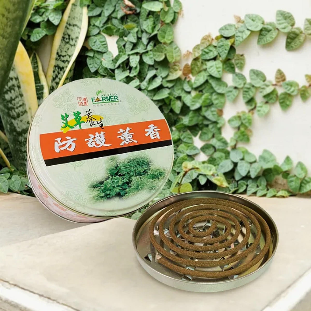 Ai Tsao Farmer Artemisia Mosquito Repellent Coil 360 มิลลิลิตร
