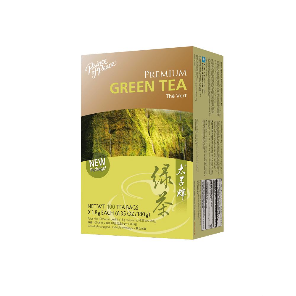 Prince of Peace Premium Green Tea, 100 tea bags 1 กล่อง