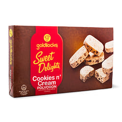 Goldilocks Sweet Delights Polvoron Cookies N' Cream 300 g