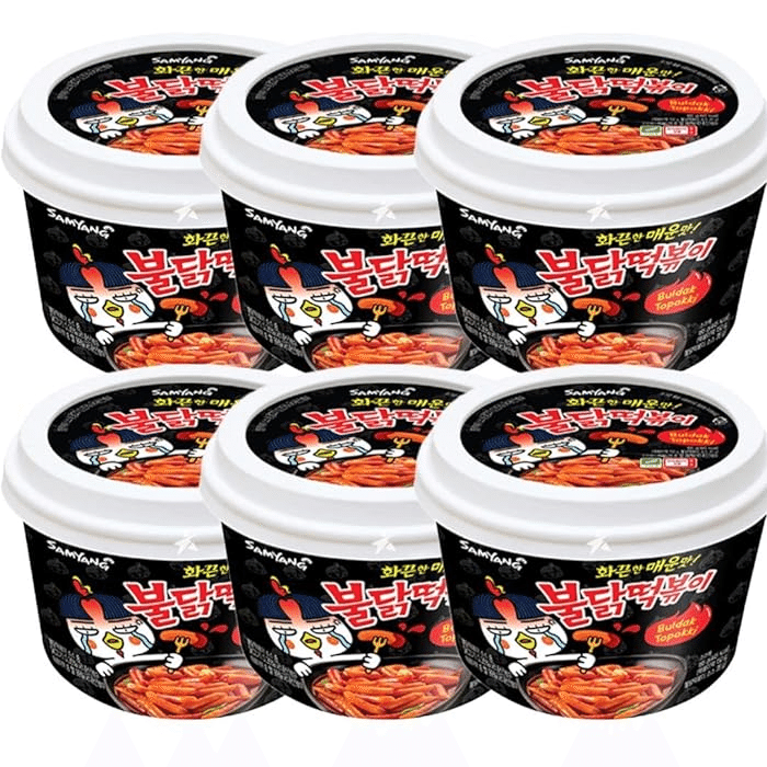 Samyang Buldak Hot Chicken Flavor Topokki pack of 6 1 개