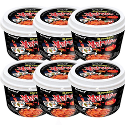 Samyang Buldak Hot Chicken Flavor Topokki pack of 6 1 each