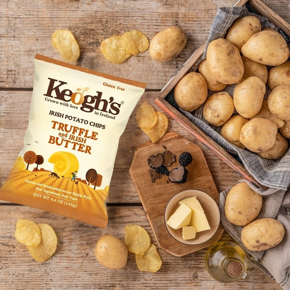 Keogh's Truffle Butter Potato Chips 12pcs 1 box