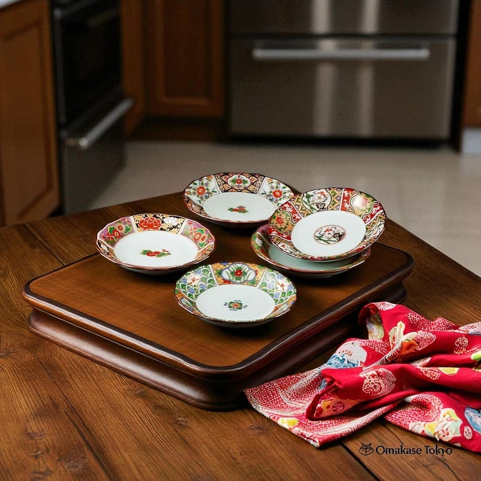 Aritayaki CtoC JAPAN Koimari Ehari 5 Small Plate 580 กรัม