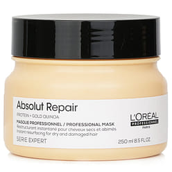 L'Oreal Professionnel Serie Expert - Absolut Repair Gold Quinoa + Protein Instant Resurfacing Mask (For Dry and Damaged Hair) 250ml/8.5oz 250 ml