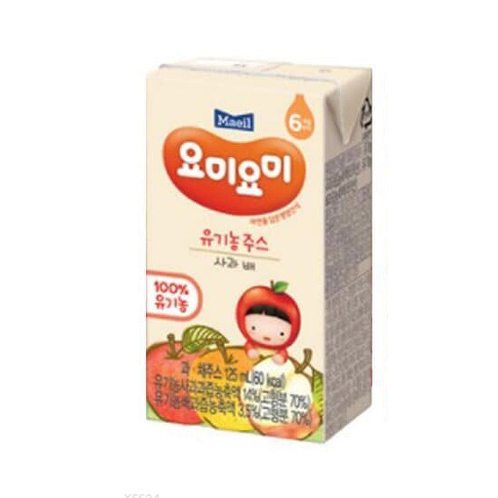 Maeil Yommy Yommy Organic Juice (Apple & Pear) 125ml 4 個
