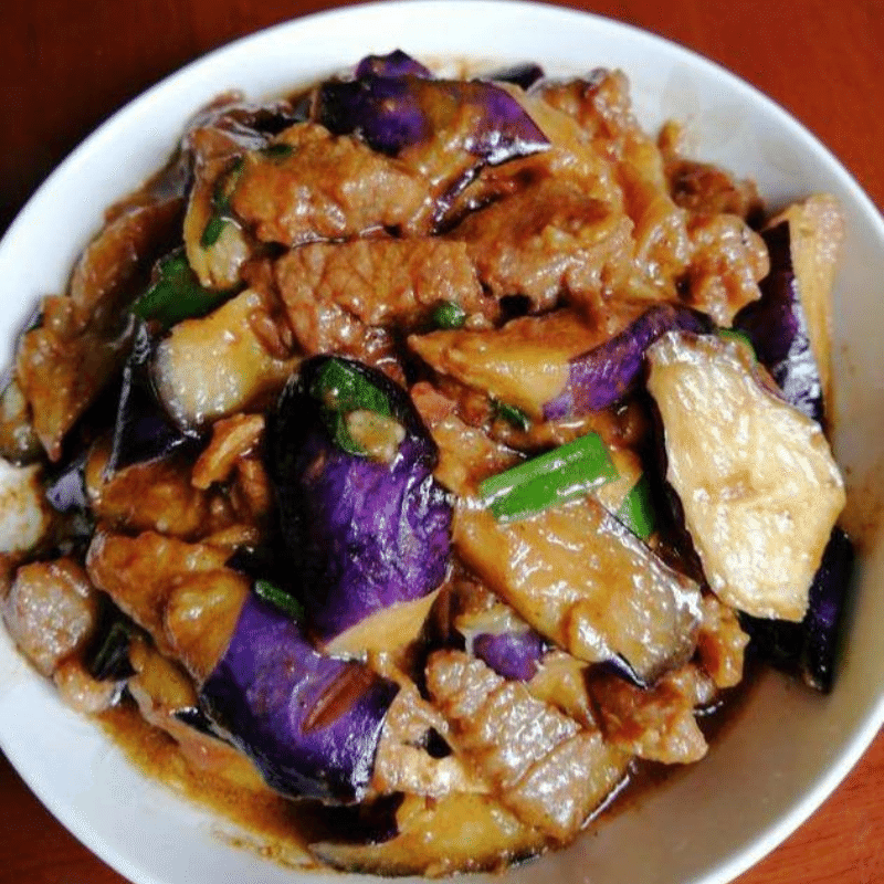 Eggplant with Pork Chop(0.8lb) 1 each