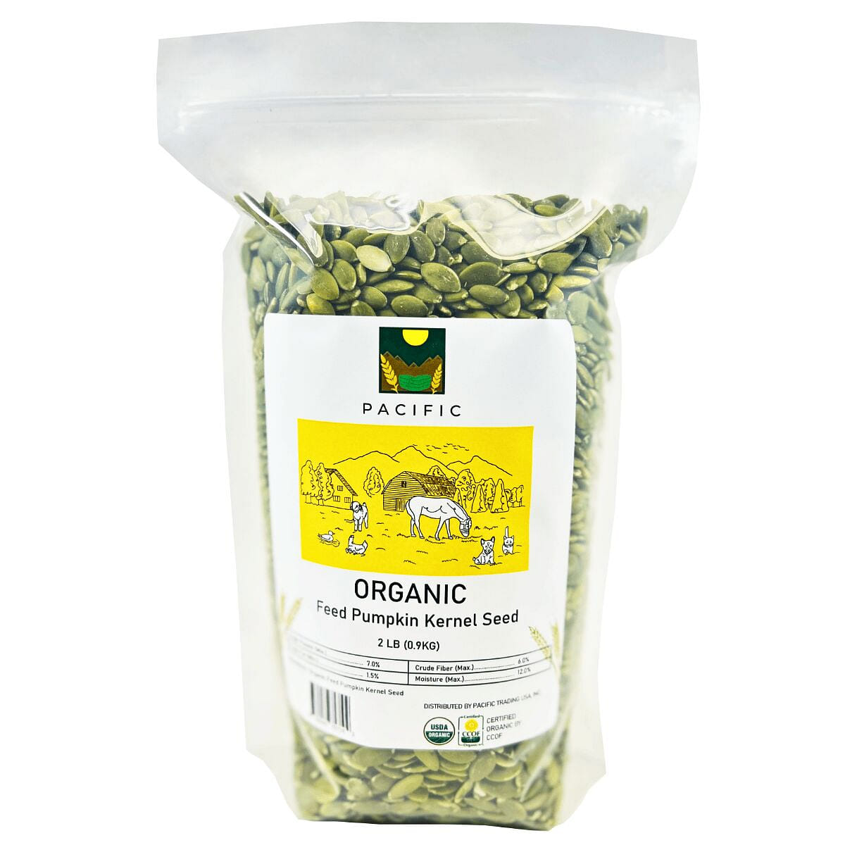PACIFIC 宠物食品有机南瓜籽（2磅装） 2 磅