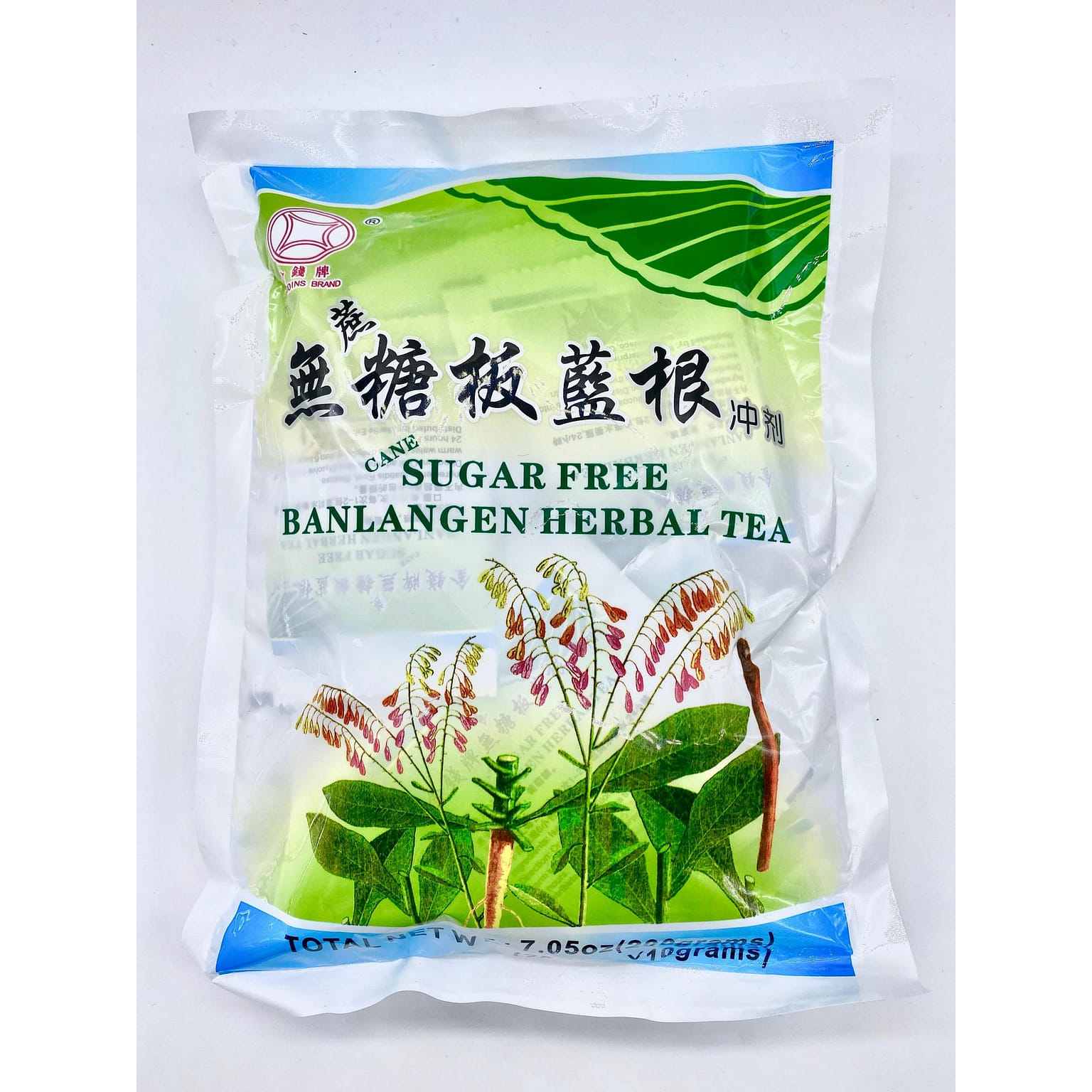 GOLD COINS BRAND Cane Sugar Free Banlangen Herbal Tea 200g 1 개