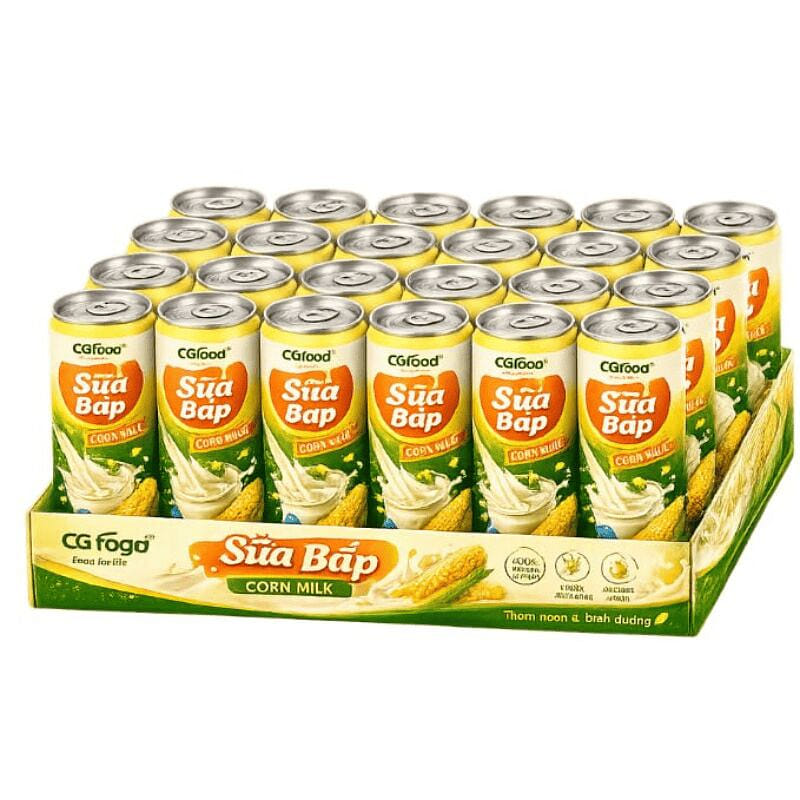 CG Food Corn Milk Drink 11oz 24 can