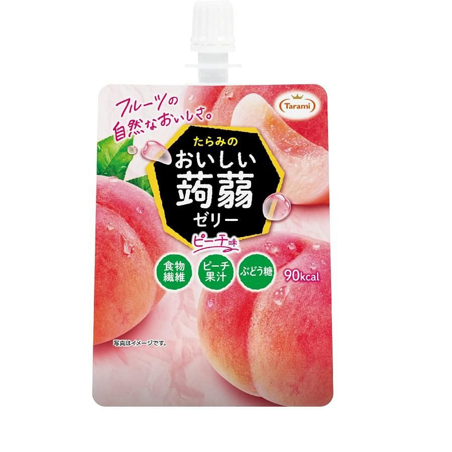 Tarami Konjac Juice Jelly Peach Flavor 150g 1 pack
