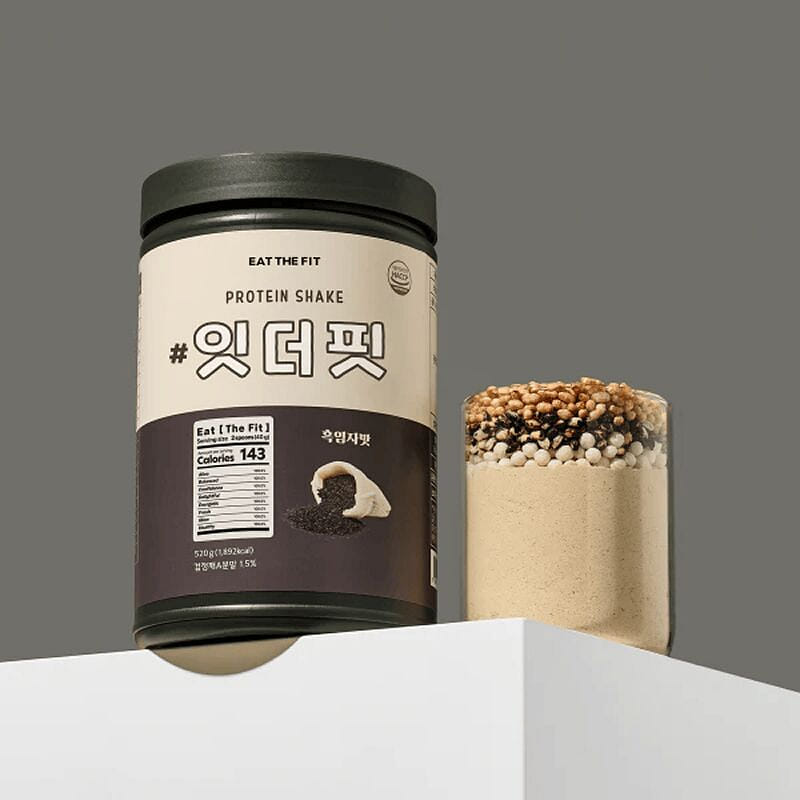 잇더핏 단백질 쉐이크 대용량 - 흑임자 520g 520 그램