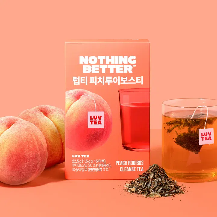 [낫띵베럴] 임산부 관리 차 럽티 피치루이보스 티 (15티백) 100 그램