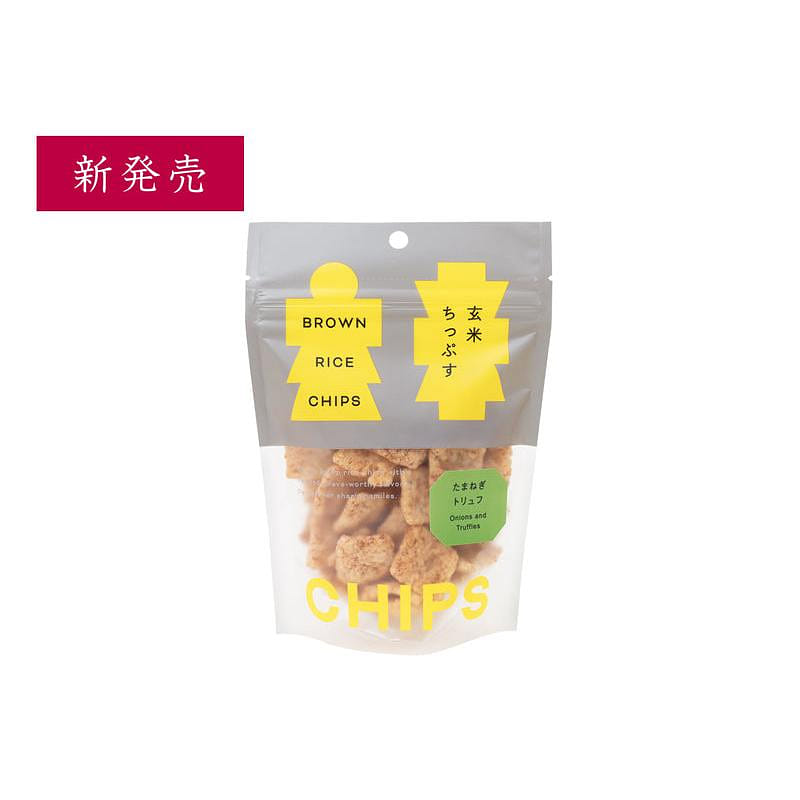 Chuoken Brown Rice Flakes Onion Truffle Flavor 40g 1 each